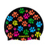 Way Funky Pawsome Silicone Swimming Cap - Multi