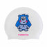 Way Funky Purple Back Swim Cap - White/Purple