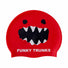 Way Funky Red Monster Swim Cap - Red/Black
