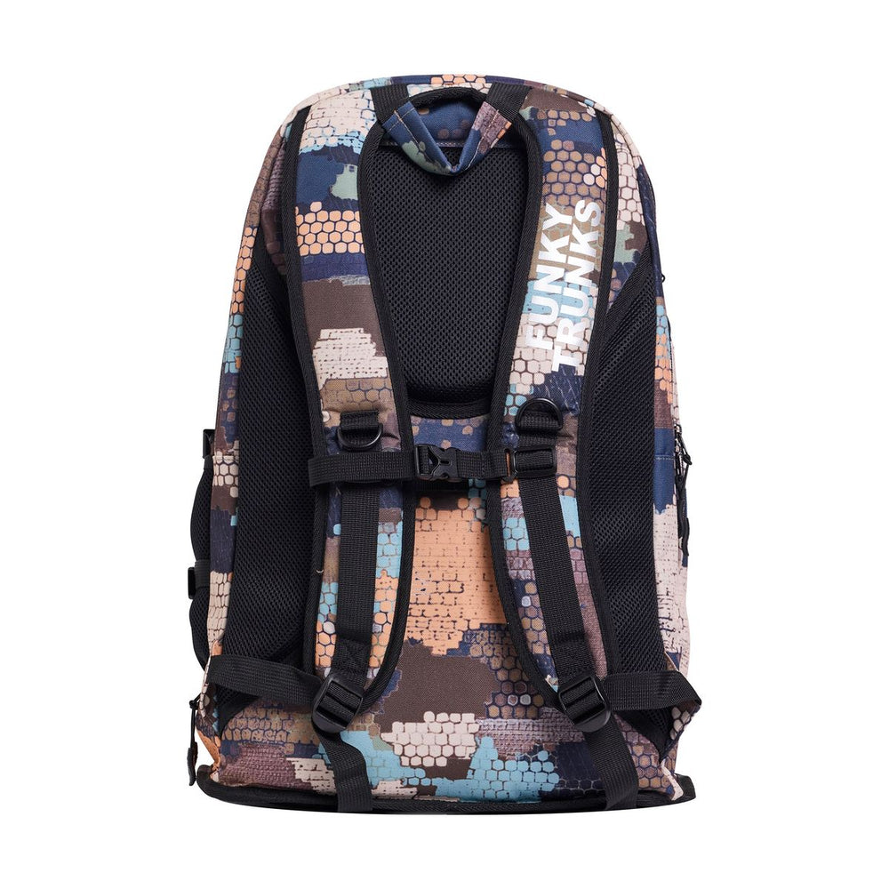 Way Funky Bilko Baby Elite Squad backpack in multi-color with adjustable straps and playful design, perfect for kids.