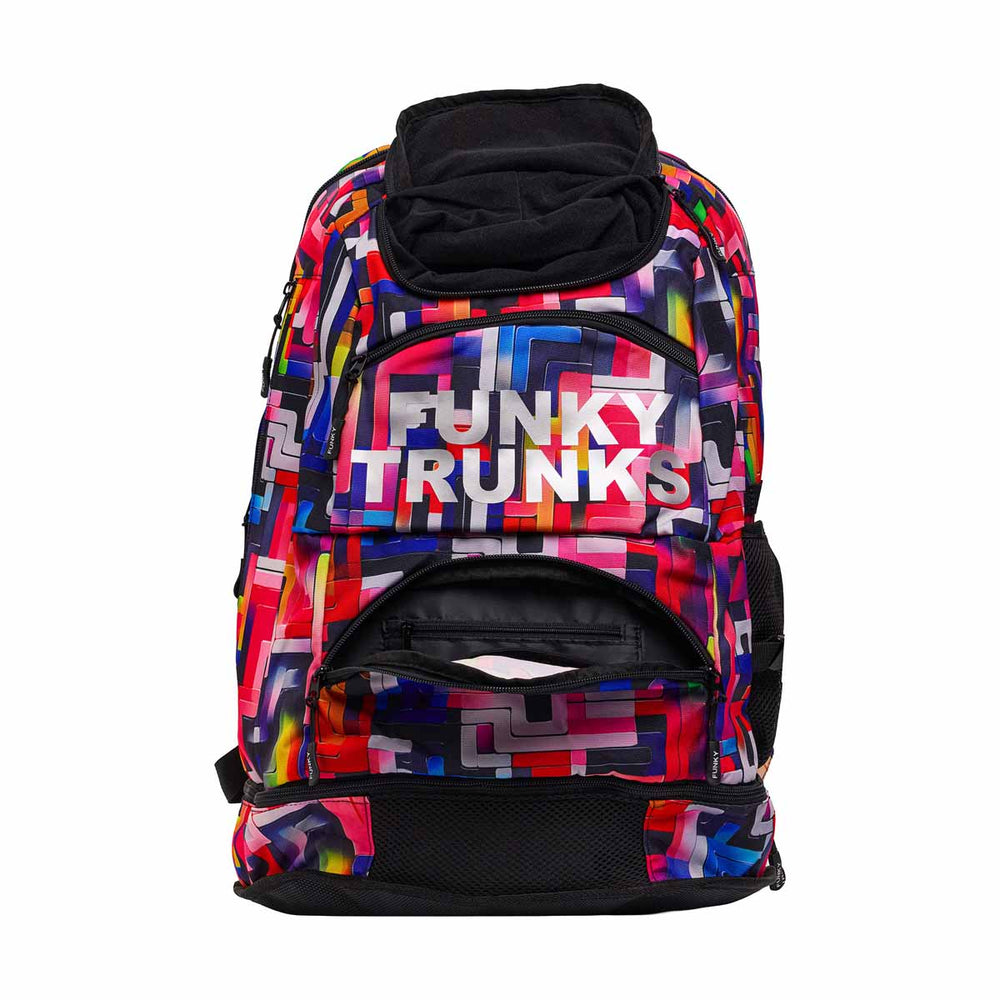 Way Funky Putty Rules Elite Squad backpack in multicolor with multiple compartments and adjustable straps, designed for everyday use.