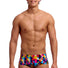 Funky Trunks Mens Broken Blox Classic Trunk - Multi