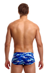 Funky Trunks Mens Clean Marine Classic Trunk - Blue/Multi
