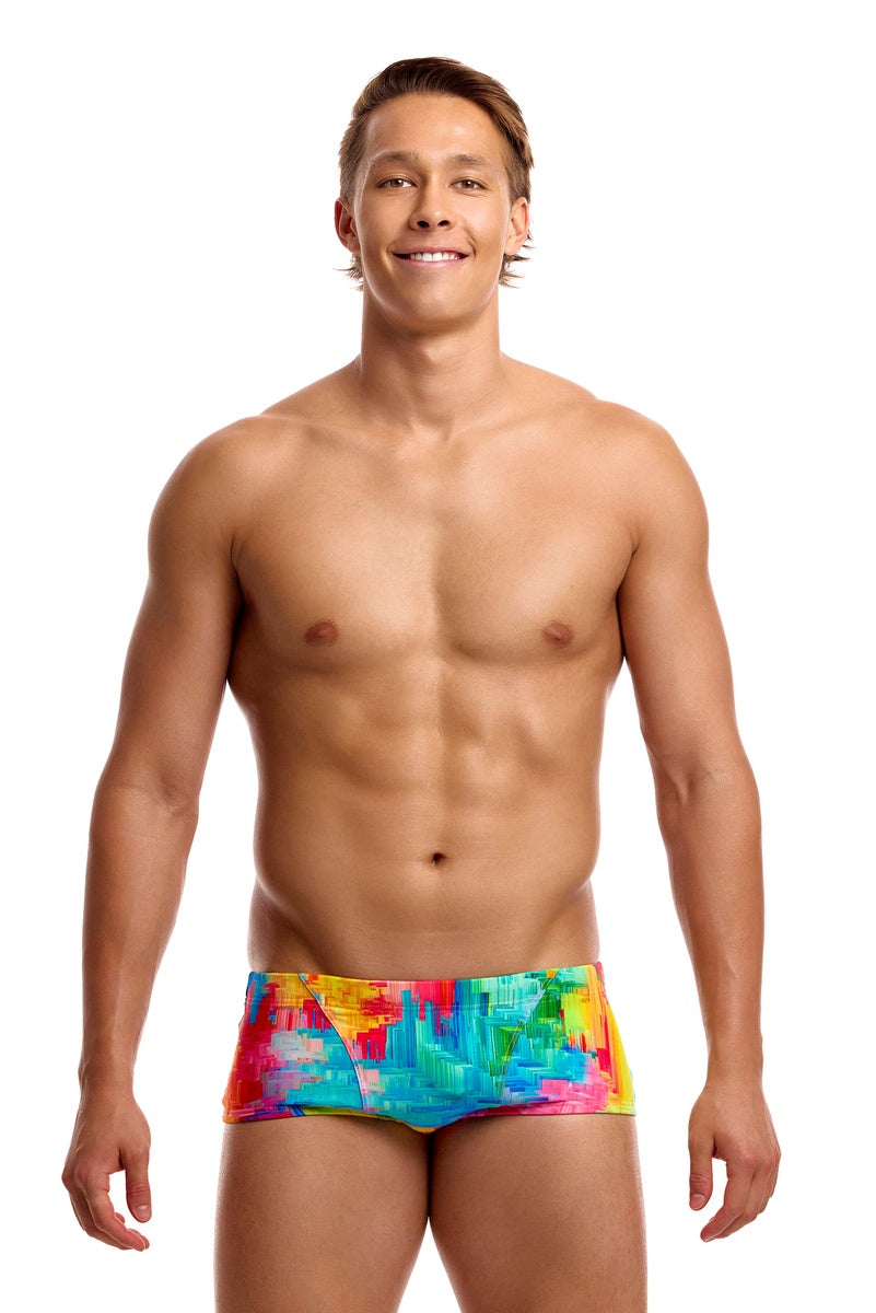 Funky Trunks Mens Falling Colours Classic Trunk - Multi