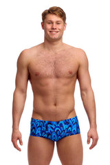 Funky Trunks Mens Hill Billy Blues Classic Trunk - Blue
