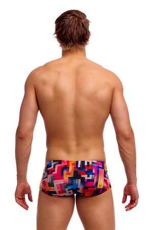 Funky Trunks Mens Putty Rules Classic Trunk - Multi