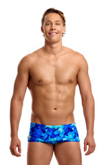Funky Trunks Mens Try Blue Classic Trunk - Blue