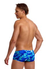 Funky Trunks Mens Try Blue Classic Trunk - Blue