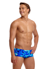 Funky Trunks Mens Try Blue Classic Trunk - Blue