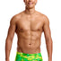 Funky Trunks Mens Try Tonic Classic Trunk - Green/Yellow