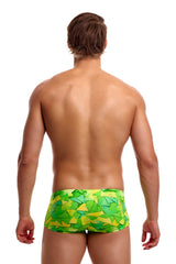 Funky Trunks Mens Try Tonic Classic Trunk - Green/Yellow