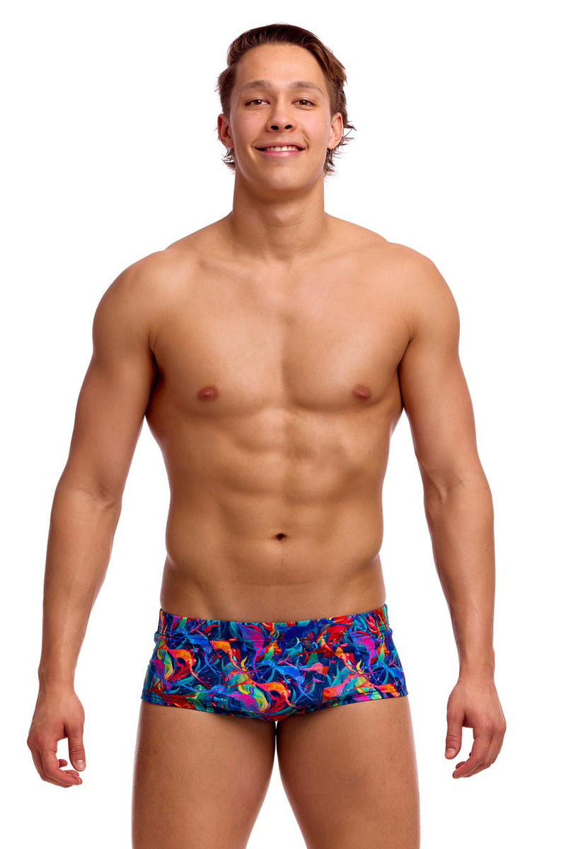 Funky Trunks Mens Weedy One Classic Trunk - Multi