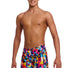 Funky Trunks Boys Broken Blox Training Jammers - Multi