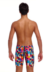 Funky Trunks Boys Broken Blox Training Jammers - Multi