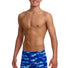 Funky Trunks Boys Clean Marine Training Jammer - Blue/Multi