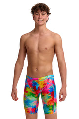 Funky Trunks Boys Falling Colours Training Jammer - Multi