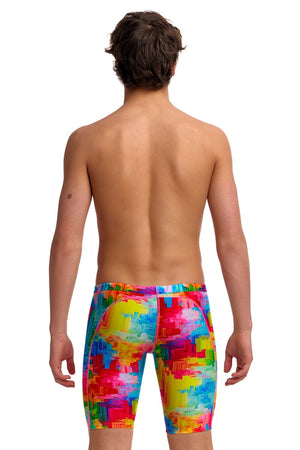 Funky Trunks Boys Falling Colours Training Jammer - Multi