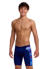 Funky Trunks Boys Lost Lines Training Jammer - Multi