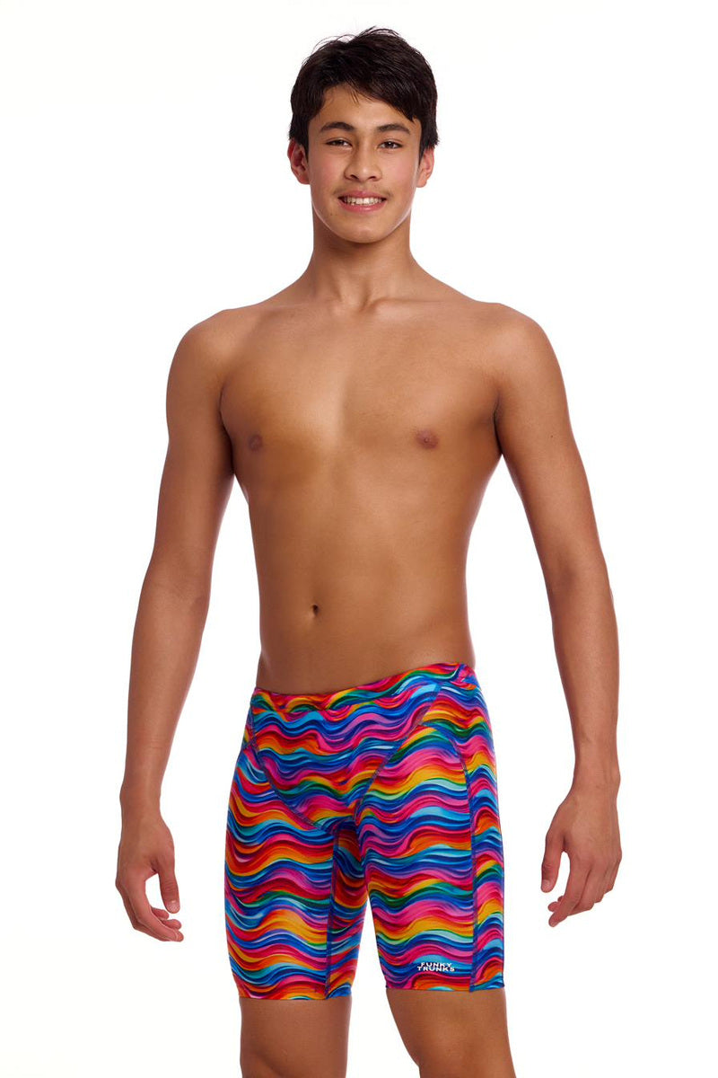 Funky Trunks Boys Plastic Fantastic Training Jammers - Multi