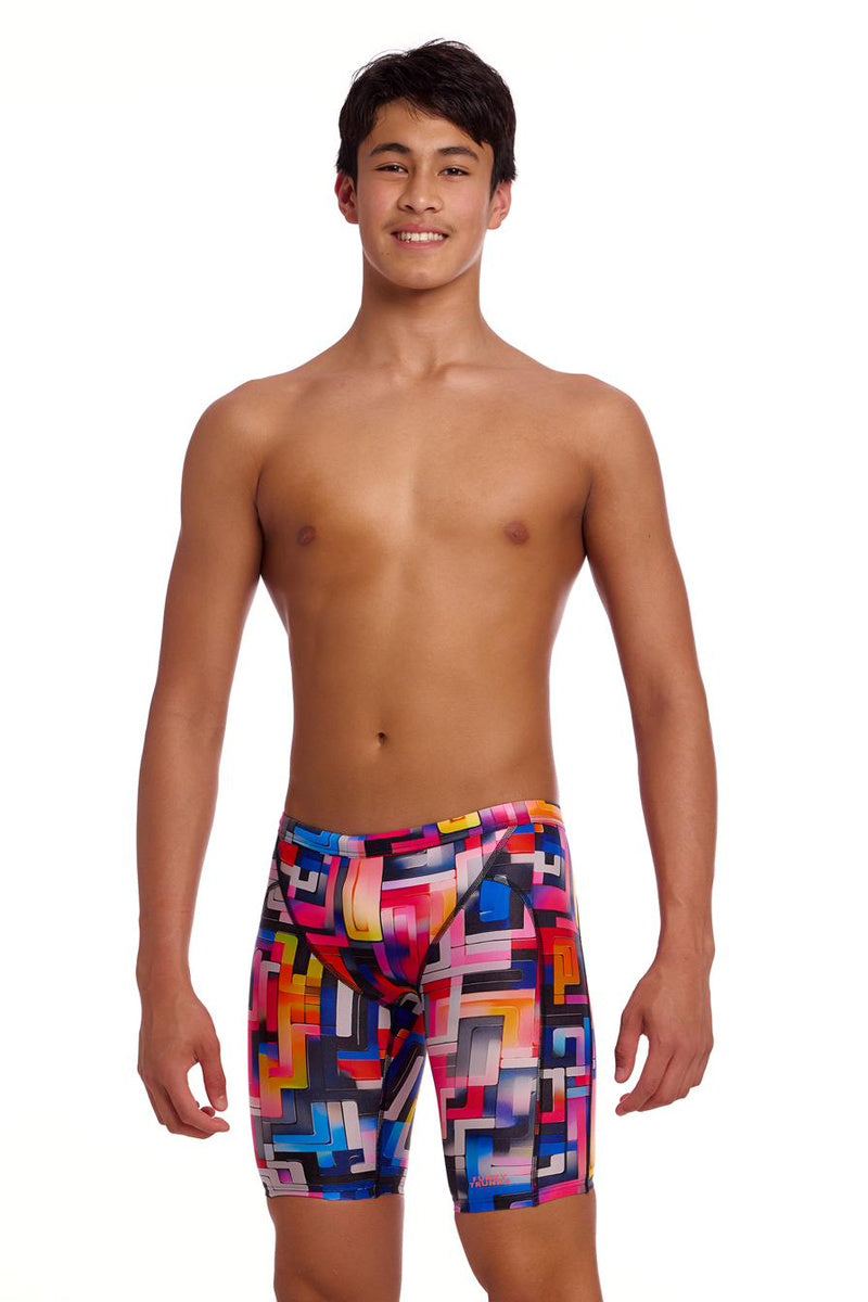 Funky Trunks Boys Putty Rules Training Jammers - Multi