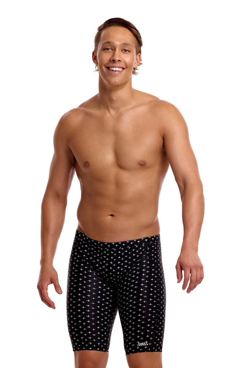 Funky Trunks Mens Be Positive Training Jammer - Black