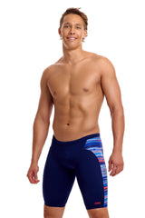 Funky Trunks Mens Lost Lines Training Jammer - Multi