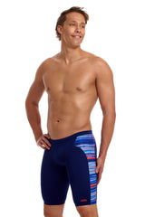 Funky Trunks Mens Lost Lines Training Jammer - Multi