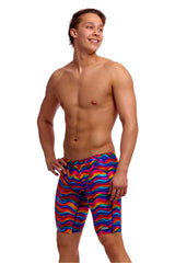Funky Trunks Mens Plastic Fantastic Training Jammer - Multi