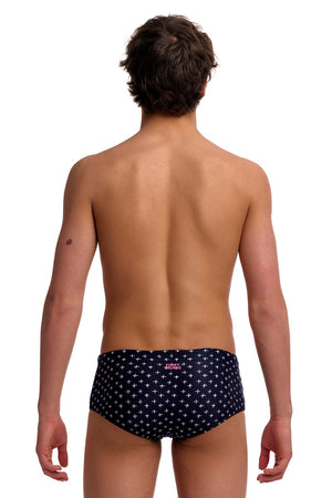 Funky Trunks Boys Be Positive Sidewinder Trunk - Black