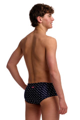 Funky Trunks Boys Be Positive Sidewinder Trunk - Black