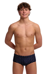 Funky Trunks Boys Be Positive Sidewinder Trunk - Black