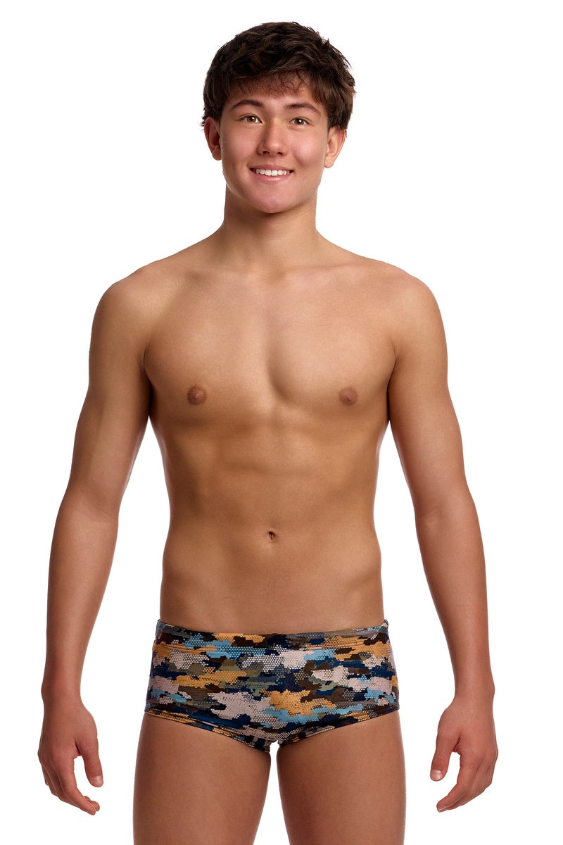 Funky Trunks Boys Bilko Baby Sidewinder Trunk - Multi