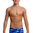 Funky Trunks Boys Clean Marine Sidewinder Trunk - Multi