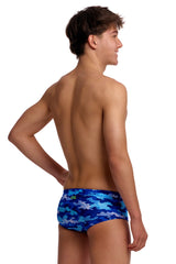 Funky Trunks Boys Clean Marine Sidewinder Trunk - Multi