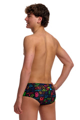 Funky Trunks Boys Doodles Sidewinder Trunk - Multi
