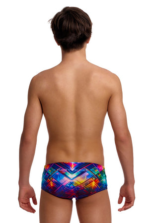 Funky Trunks Boys Firefly Sparkle Sidewinder Trunk - Multi
