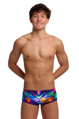 Funky Trunks Boys Firefly Sparkle Sidewinder Trunk - Multi