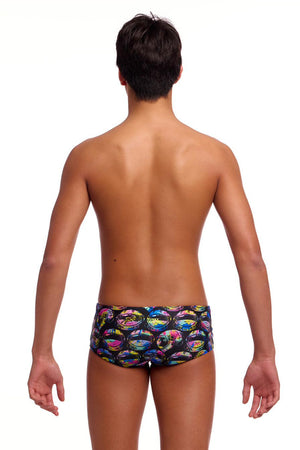 Funky Trunks Boys Ham Bam Maam Sidewinder Trunks - Multi