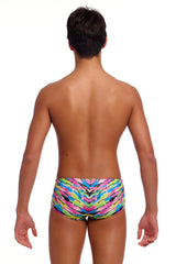 Funky Trunks Boys Happy Hide Sidewinder Trunks - Multi