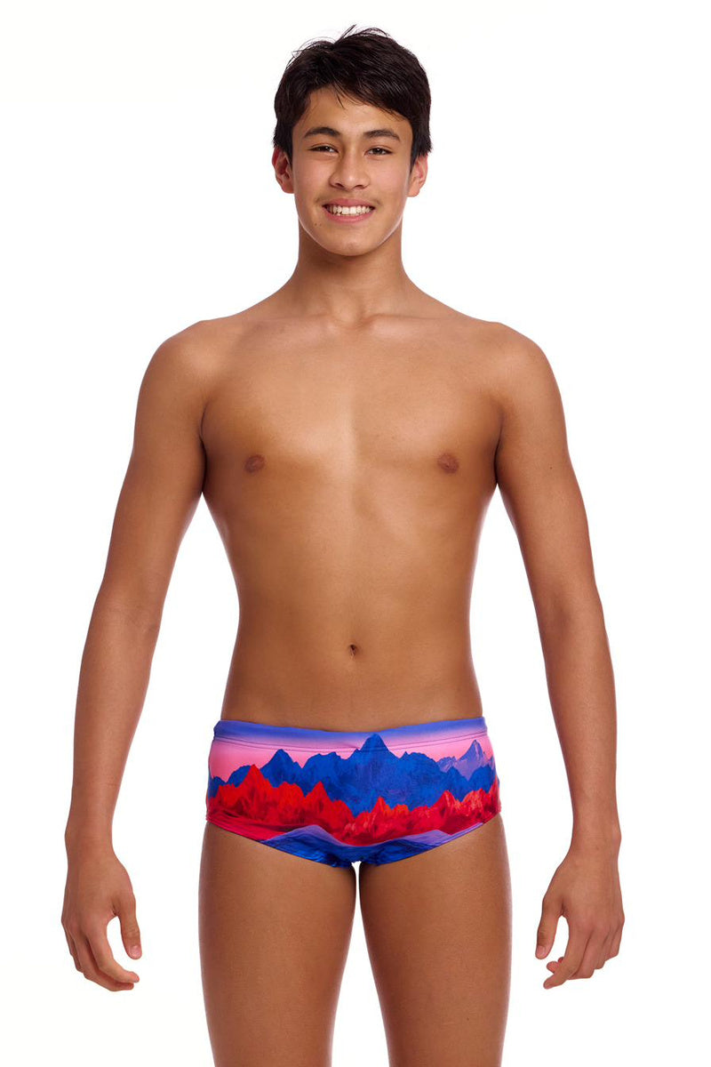 Funky Trunks Boys High Lights Sidewinder Trunks - Multi