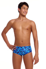 Funky Trunks Boys Hill Billy Blues Sidewinder Trunks - Blue