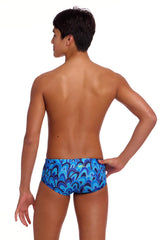 Funky Trunks Boys Hill Billy Blues Sidewinder Trunks - Blue