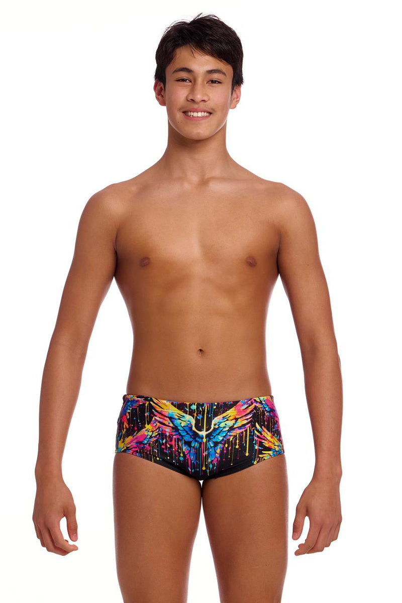 Funky Trunks Boys Killer Cupid Sidewinder Trunks - Multi
