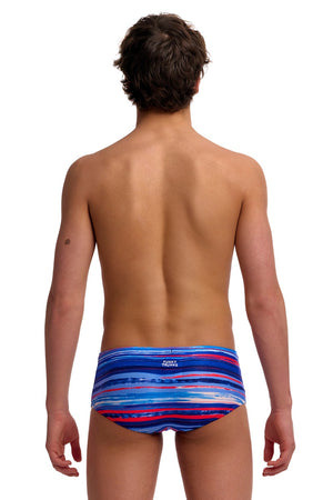 Funky Trunks Boys Lost Lines Sidewinder Trunk - Multi