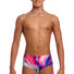 Funky Trunks Boys Muscle Mad Sidewinder Trunks - Multi