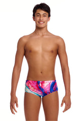 Funky Trunks Boys Muscle Mad Sidewinder Trunks - Multi