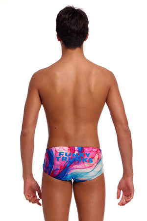 Funky Trunks Boys Muscle Mad Sidewinder Trunks - Multi