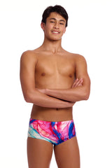 Funky Trunks Boys Muscle Mad Sidewinder Trunks - Multi