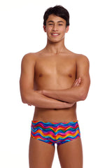Funky Trunks Boys Plastic Fantastic Sidewinder Trunks - Multi