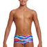 Funky Trunks Boys Royal Wave Sidewinder Trunks - Multi